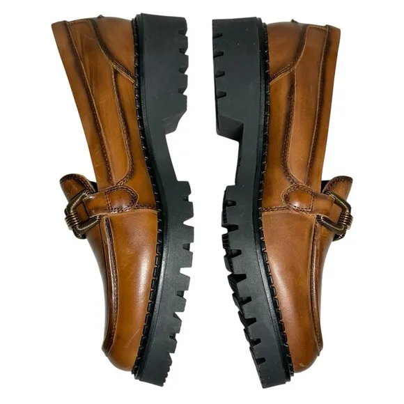 NEW Pikolinos Aviles Cuero Platform Loafers size EU41 | US 10 Preppy Academia