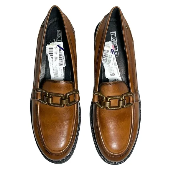NEW Pikolinos Aviles Cuero Platform Loafers size EU41 | US 10 Preppy Academia