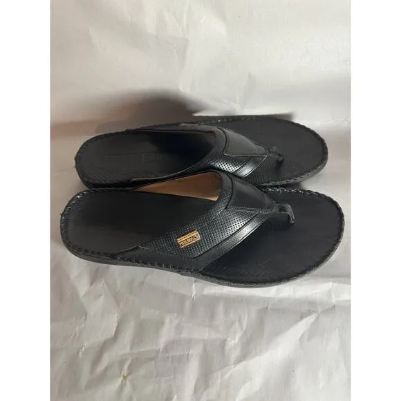 New Pikolinos Tarifa Leather Slide Men’s Casual Slip-On Sandals Flip Flops 12