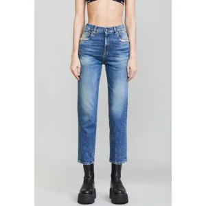 NEW R13 shelley slim jeans in kelly stretch