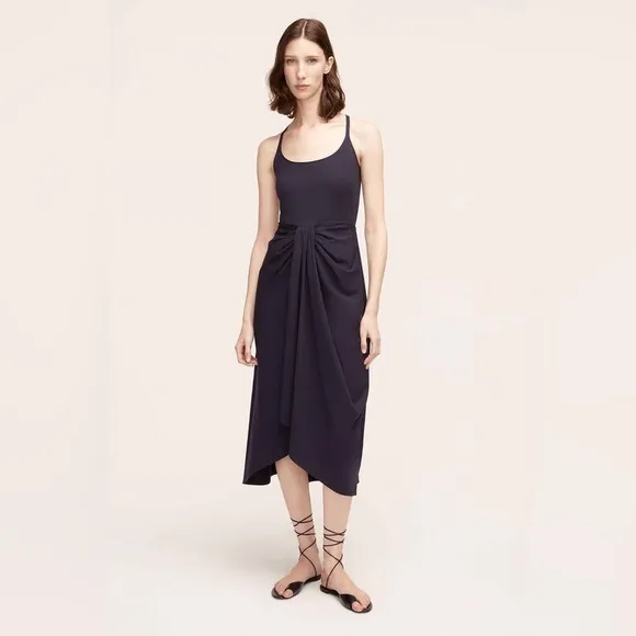 NEW REBECCA TAYLOR Sarong Drape Dress size M