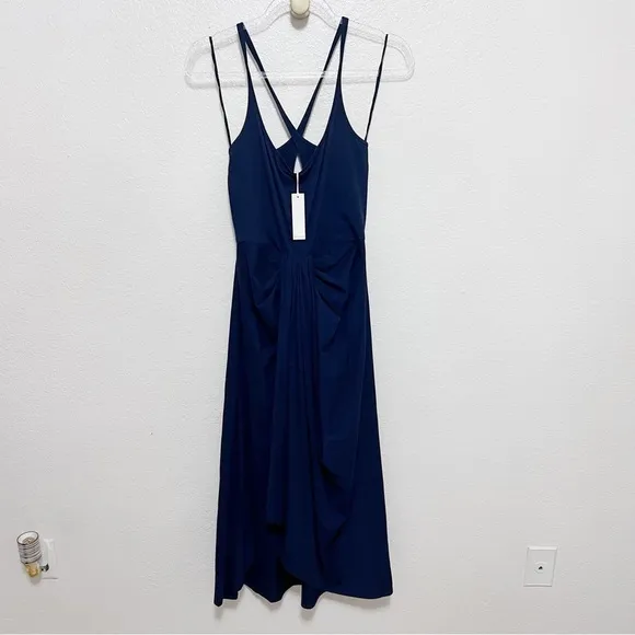 NEW REBECCA TAYLOR Sarong Drape Dress size M
