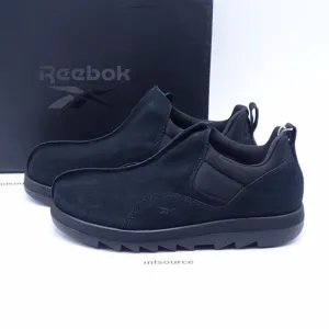 NEW Reebok Men's Beatnik Moc Slip-On Sneakers GX4478 Black Suede