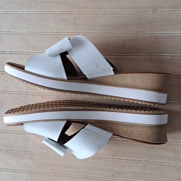 New Remonte Jerilyn Stylish Leather Bow Detail Plateform Slip-In Sandals Slides
