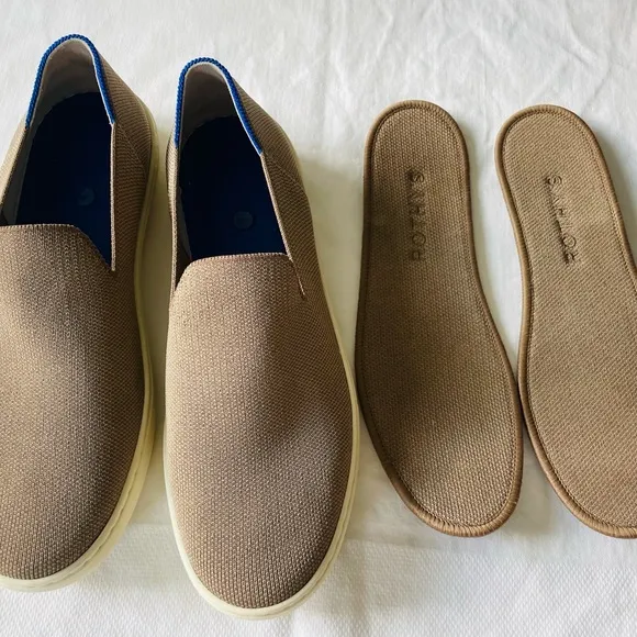 NEW ROTHY’S  LATTE THE SLIP ON SNEAKER