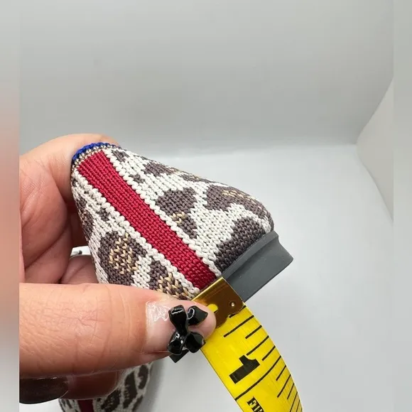 NEW Rothy’s Loafer Flats Mocha Spot Big Cat Animal Print Comfort Shoes Sz 5