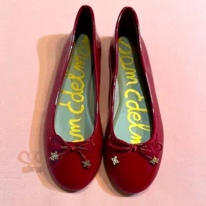 New Sam Edelman Women's Red Ballet Flats