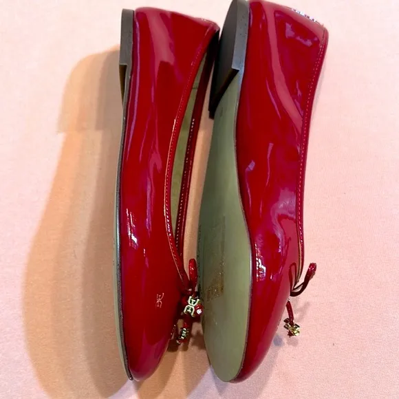 New Sam Edelman Women's Red Ballet Flats