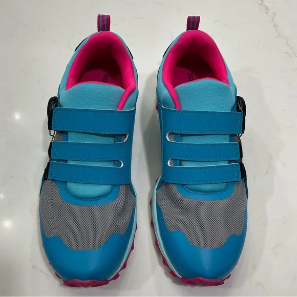 NEW Saucony Peregrine 12 Shield Boa Sneakers Turquoise/Pink