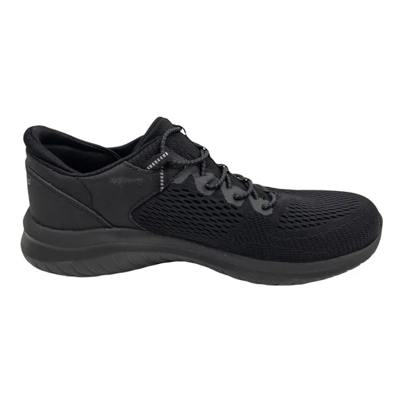 New Skechers Black Ultra Flex 2.0 Mesh No Tie Sneakers 9 Men's