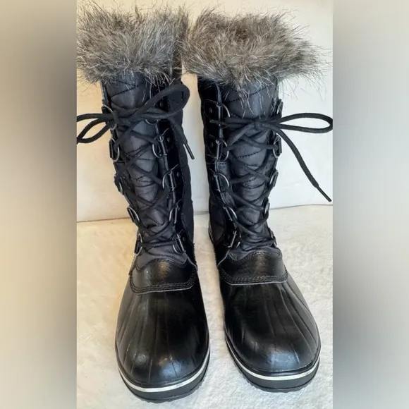 NEW Sorel Women's Tofino II Faux Fur Lined Waterproof Winter Boots Size 10