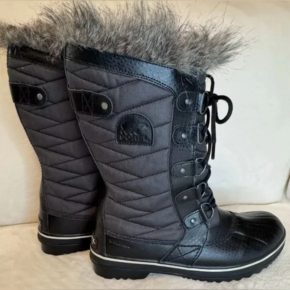 NEW Sorel Women's Tofino II Faux Fur Lined Waterproof Winter Boots Size 10