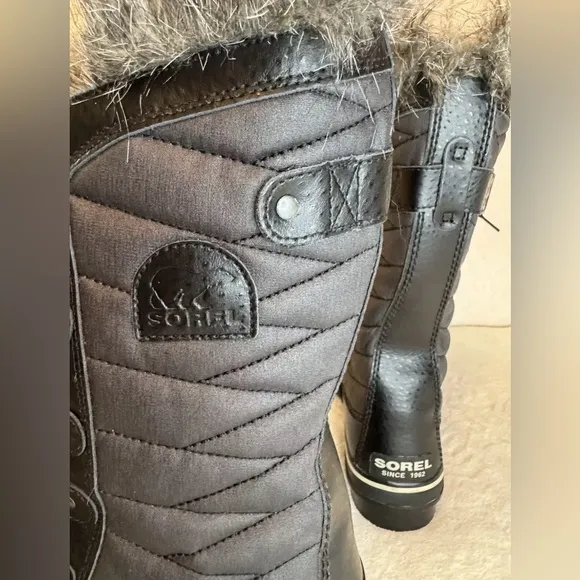 NEW Sorel Women's Tofino II Faux Fur Lined Waterproof Winter Boots Size 10