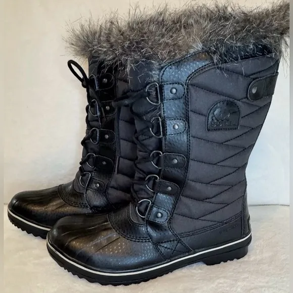 NEW Sorel Women's Tofino II Faux Fur Lined Waterproof Winter Boots Size 10
