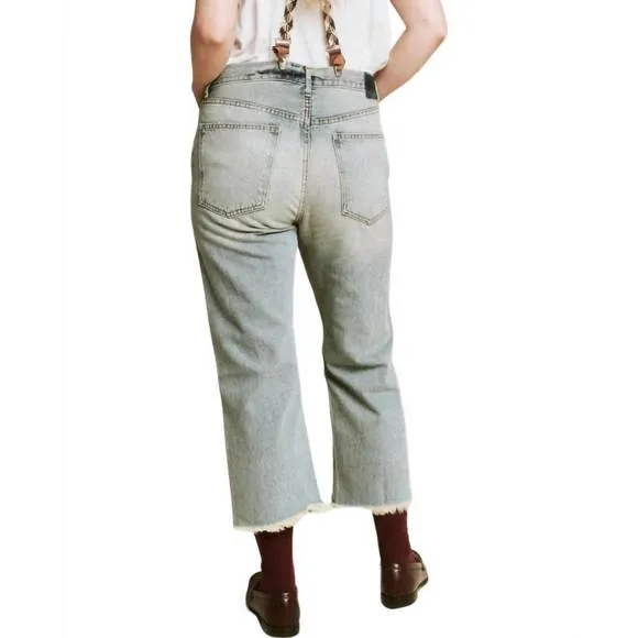 NEW THE GREAT. wayne jeans in kentucky wash
