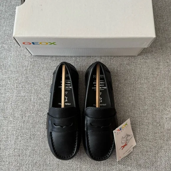 New Toddler Boy Geox Leather Loafers