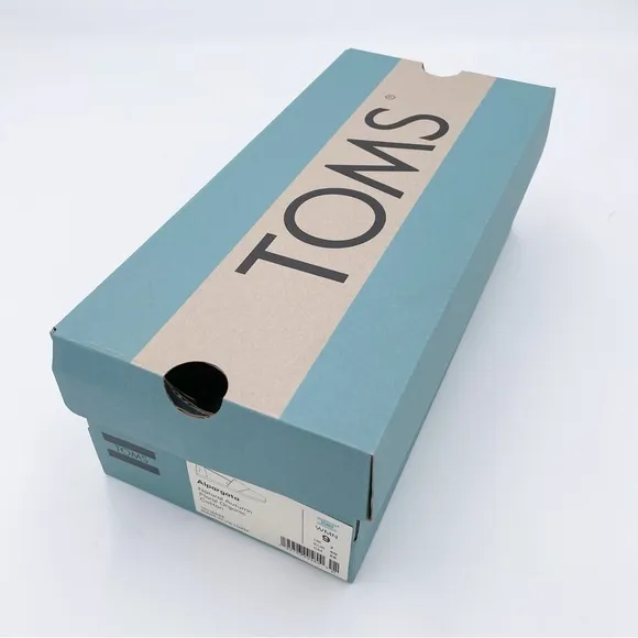 NEW Toms Alpargata Natural Autumn Floral Organic Cotton Shoes Women's Size 9