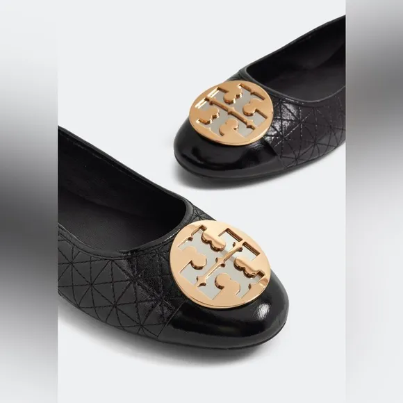 NEW! Tory Burch Claire Quilted Ballet Flats