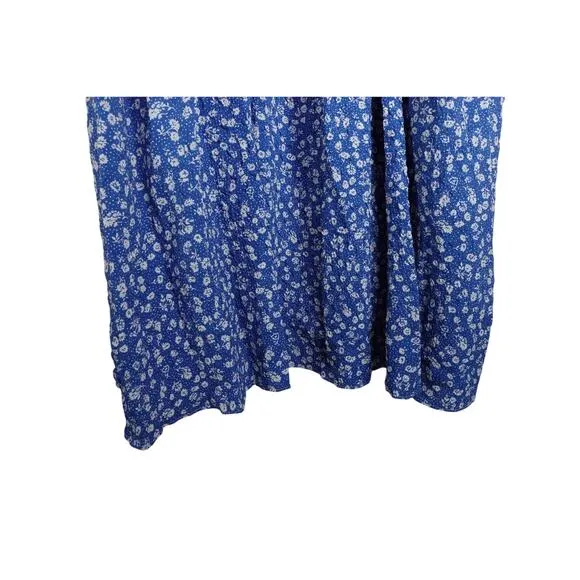 New Tuckernuck Hyacinth House Blue Ditsy Floral Pai Mini Dress Size Small 160211