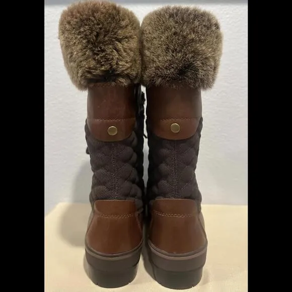 New UGG Australia Brynn Leather Shearling Winter Boots Women's 6 or Youth 4.5