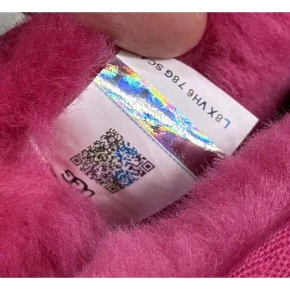 NEW UGG Big Kids Girls Size 5 Pink Classic Ultra Mini Ankle Bootie‎ Boots