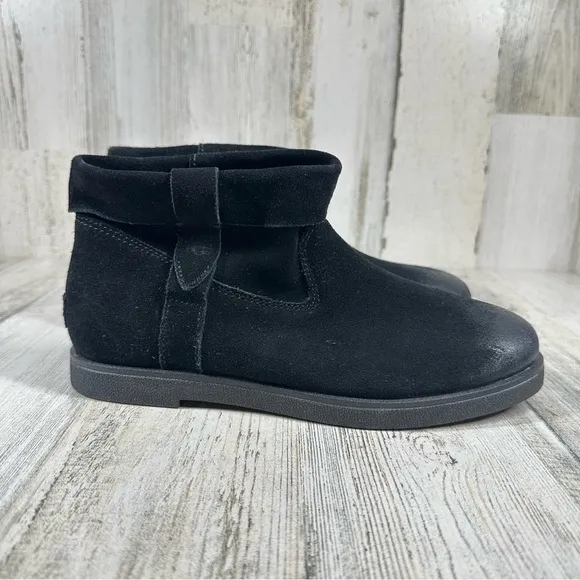 New UGG Josefene Cuff Black Women’s Suede Boots #164