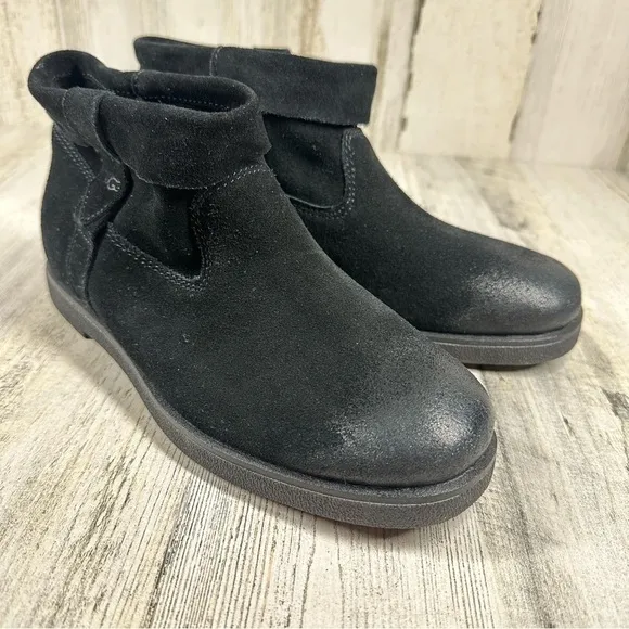 New UGG Josefene Cuff Black Women’s Suede Boots #164