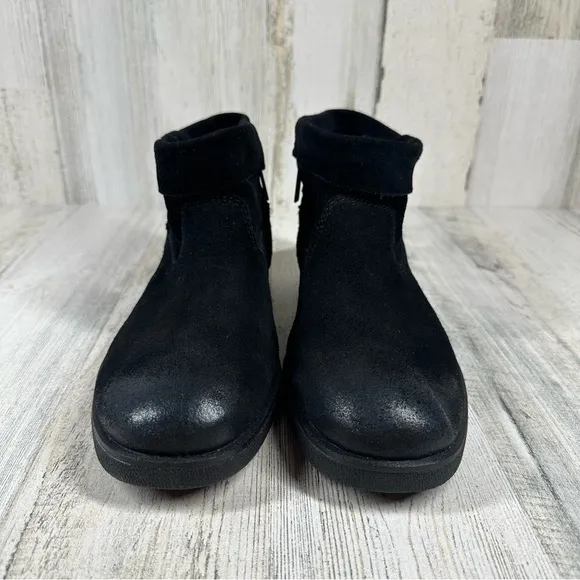 New UGG Josefene Cuff Black Women’s Suede Boots #164
