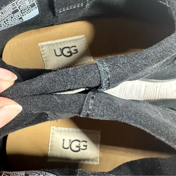 New UGG Josefene Cuff Black Women’s Suede Boots #164