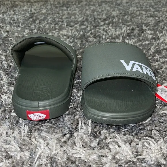 New VANS Range Slides (Slide-On) in Grape Leaf (Military, Army Green)