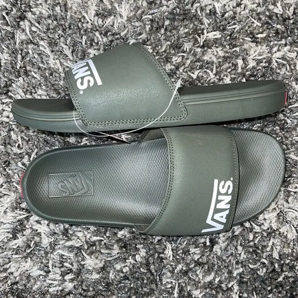 New VANS Range Slides (Slide-On) in Grape Leaf (Military, Army Green)