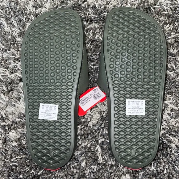 New VANS Range Slides (Slide-On) in Grape Leaf (Military, Army Green)