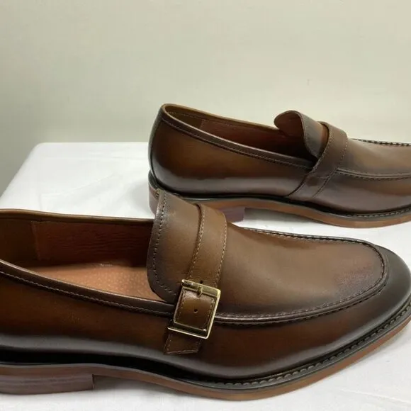 NEW VINTAGE FOUNDRY Lionel Leather Loafers – Men's 11 – Brown – New Without Box
