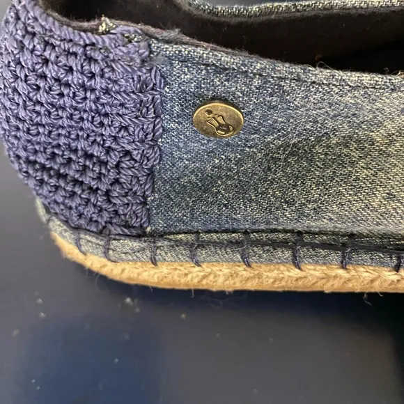 New Without Tag The Sak Denim Espadrilles Size 6