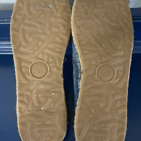 New Without Tag The Sak Denim Espadrilles Size 6