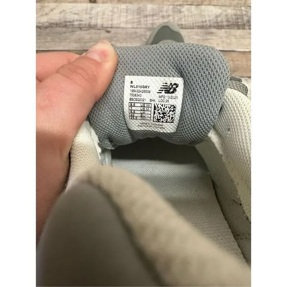 New Balance 515 Womens 8.5 Grey Classic Runner Athletic Casual B Width Sneakers