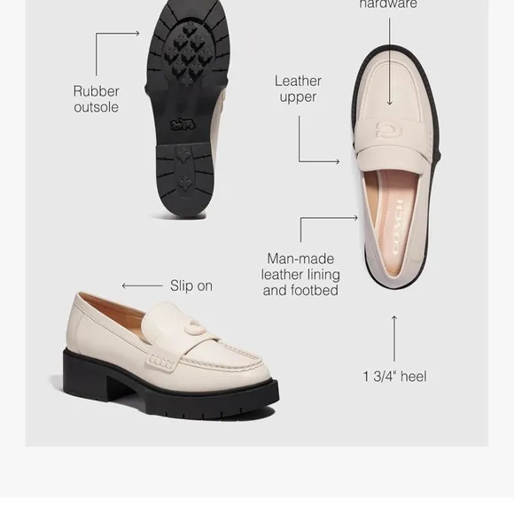 NIB Coach Leah Loafers