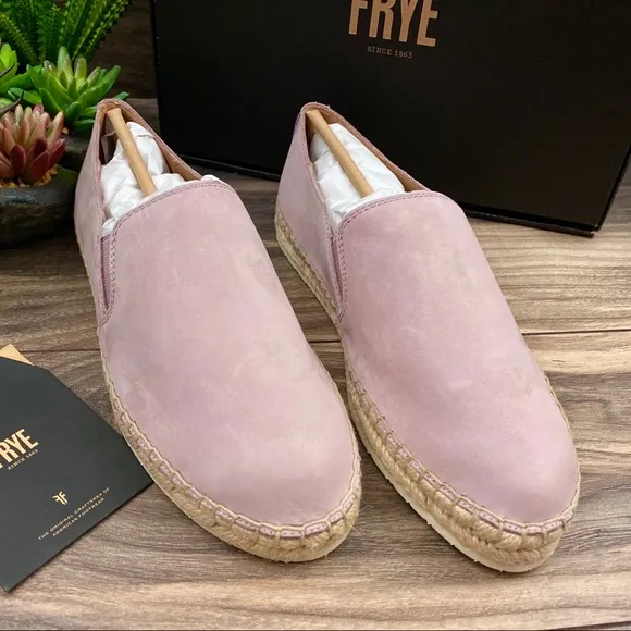 NIB Frye Isbel Espadrille Flats Loafers Lilac
