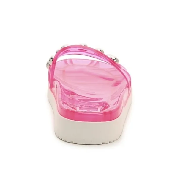 NIB Marc Fisher LTD Pink Jelly Trent Platform Sandal Women's Size 6