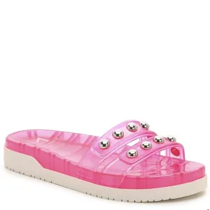 NIB Marc Fisher LTD Pink Jelly Trent Platform Sandal Women's Size 6