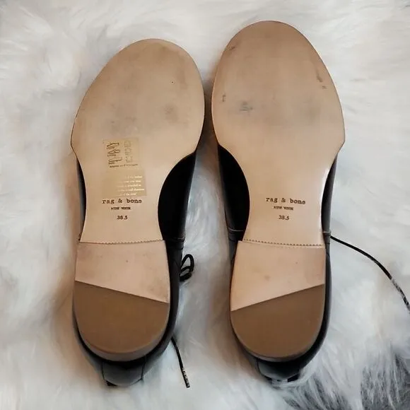 NIB Rag &amp; Bone Black Audrey Loafers Size  6.5