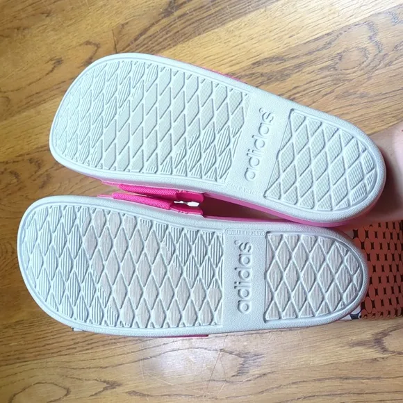 NIB Stella McCartney Slides In Barbie Pink Adidas Collab Women's Size 8