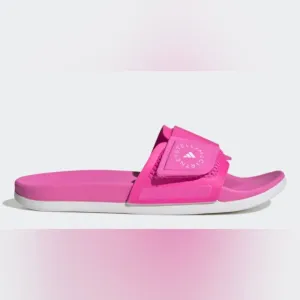 NIB Stella McCartney Slides In Barbie Pink Adidas Collab Women's Size 8