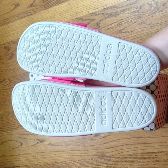 NIB Stella McCartney Slides In Barbie Pink Adidas Collab Women's Size 9