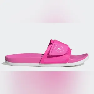 NIB Stella McCartney Slides In Barbie Pink Adidas Collab Women's Size 9