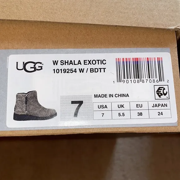NIB - UGG Shala Exotic Boots