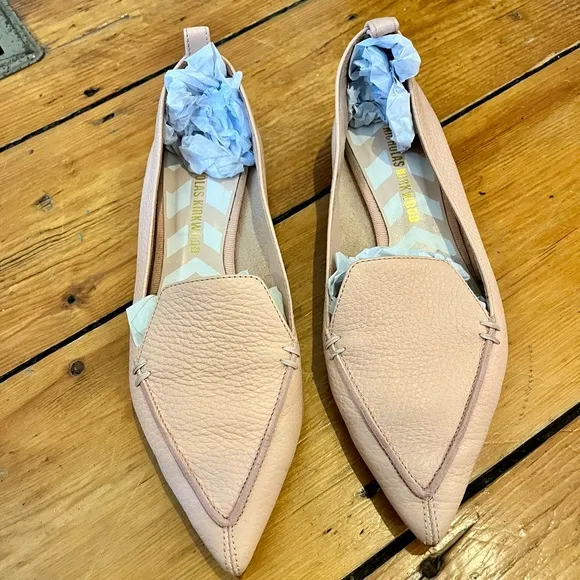 Nicholas Kirkwood Beya Pebbled Leather Loafers Size 36.5 /US 6