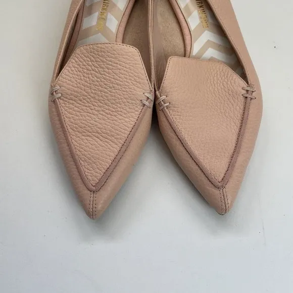Nicholas Kirkwood Beya Pebbled Leather Loafers Size 36.5 /US 6