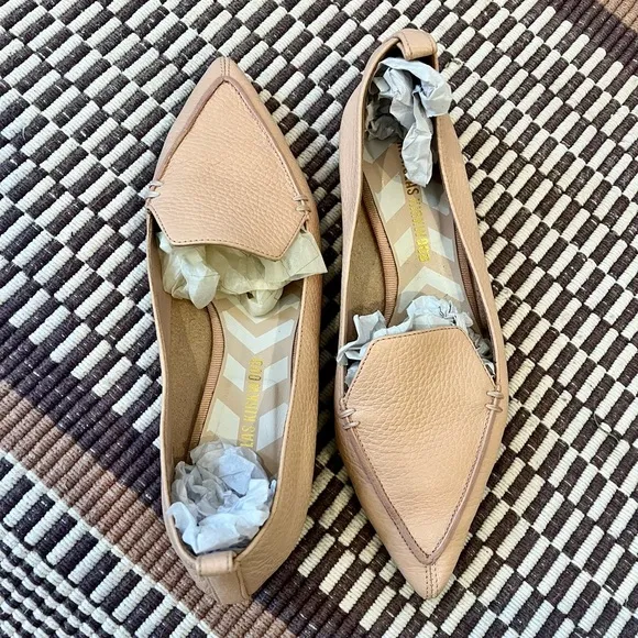 Nicholas Kirkwood Beya Pebbled Leather Loafers Size 36.5 /US 6