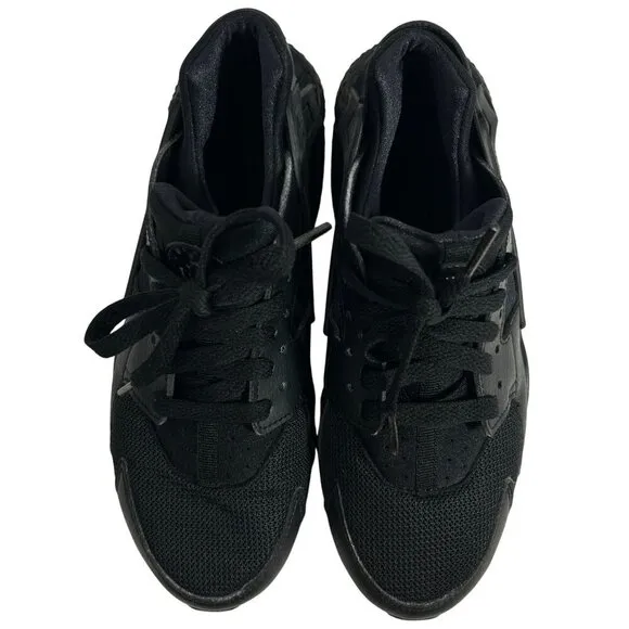 Nike Air Huarache Triple Black 654275-016 6.5Y
